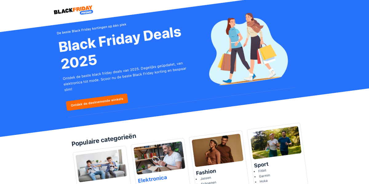 Lancering Black Friday Promo